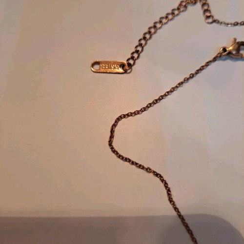 Women's necklace with evil eye like new, turquoise and gold colors