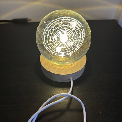 Lamp with solar system design unused