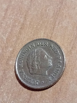 Netherlands 25 Cents Coin 1976 new, Queen Juliana