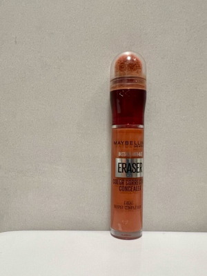 Maybelline colour eraser corrector used (orange)