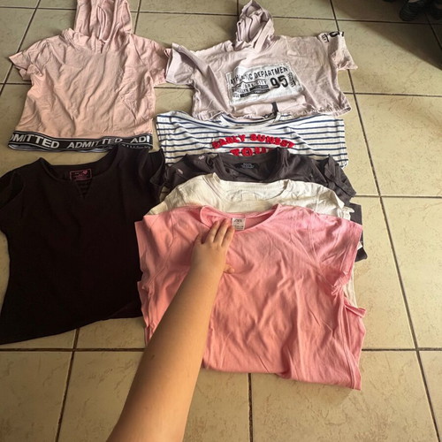 Girls' clothing bundle 23 pcs, Zara, Bershka, multicolored, ages 11-14