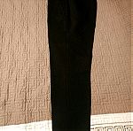  Υφασμάτινο μαύρο παντελόνι H&M (36)