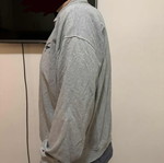 Tommy Jeans ανδρική γκρι vintage μπλούζα quarter zip σαν καινούργια, μέγεθος XL
