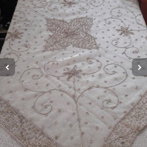 Table linen set like new with tablecloth, runner, and napkins