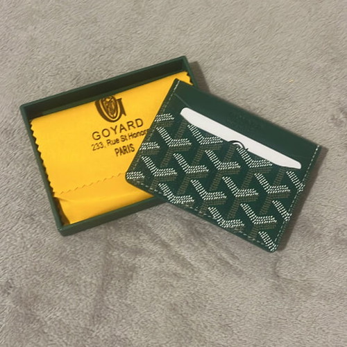 Goyard wallet new, green