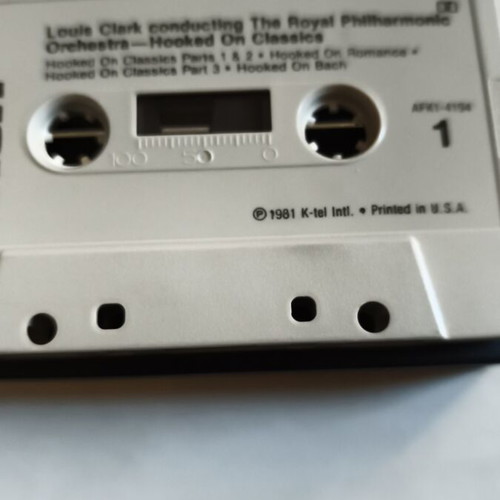 Hooked On Classics cassette used, Louis Clarke conducting Royal Philharmonic