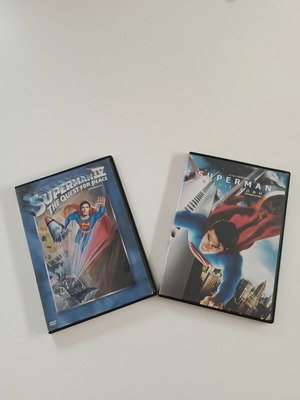Superman DVD pack of 2, like new, with Greek subtitles