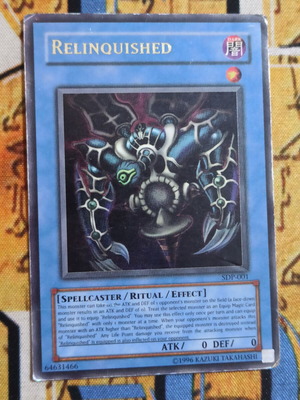 Relinquished Ultra Rare Yu-Gi-Oh! card