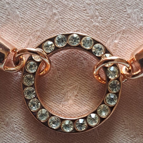 Vintage Choker necklace with pearls and rhinestones new from Dialynas