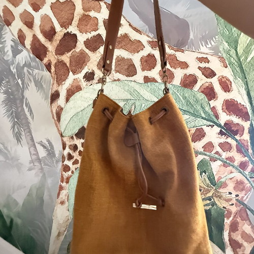 Achilleas leather bag used, multicolor