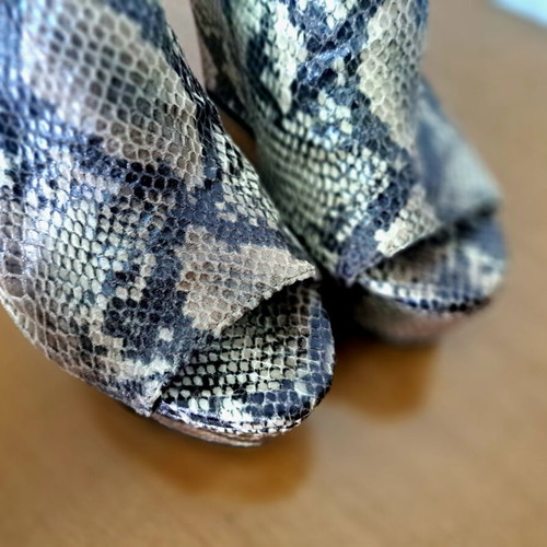 Jeffrey Campbell Mansfield γκρι snake πλατφόρμες καινούργιες, νούμερο 37