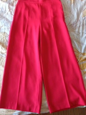 Zara culottes red pants