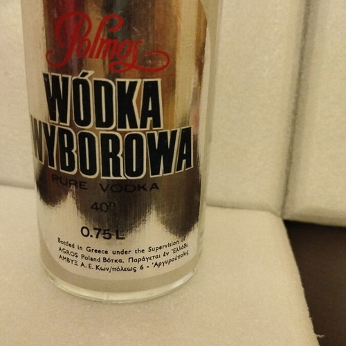 Wyborowa Vodka sealed vintage 1960-1970