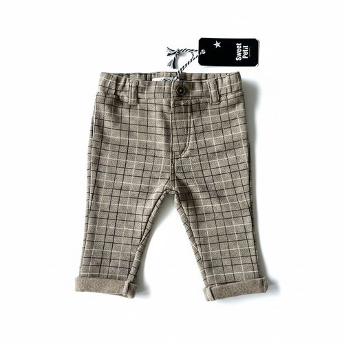 Sweet Petit checked baby trousers, size 62