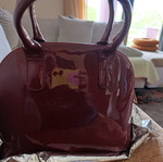 David Jones women's red handbag new with tags