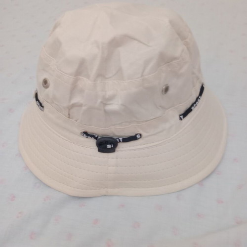 Bucket hat new, lightweight, beige, reversible