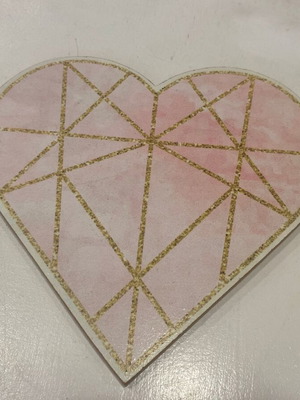 Wooden decorative heart new
