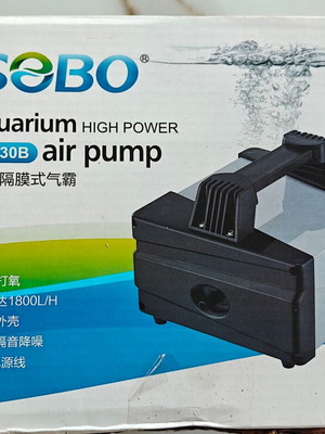 SOBO aquarium air pump SB 30B 15W new
