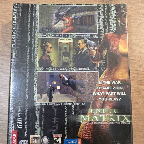 Enter The Matrix PC Big Box new sealed