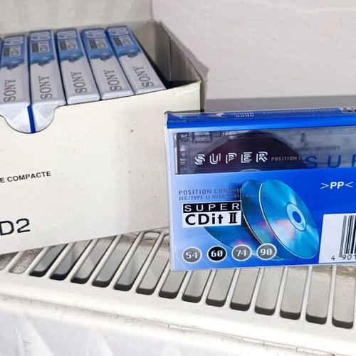 Sony Super CDit II 60 audio cassette sealed pack of 10 vintage