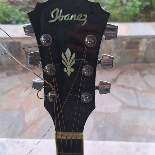 Ibanez AEL 10-BK electroacoustic guitar used, mini jumbo body