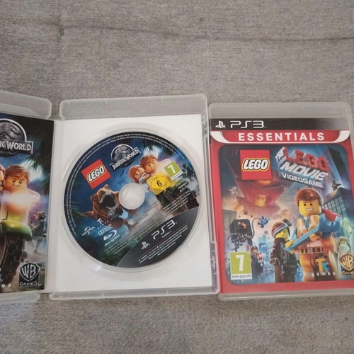 Lego Movie and Lego Jurassic World PS3 games