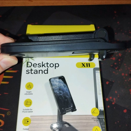 Desktop stand for phone and tablet with adjustable height and angle new