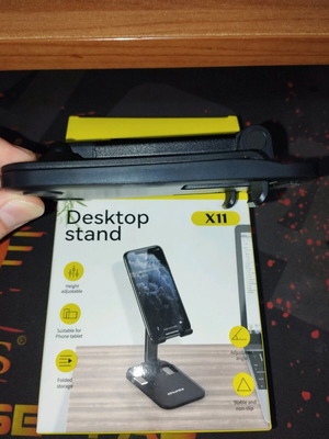 Desktop stand for phone and tablet with adjustable height and angle new