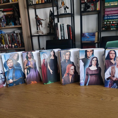 Throne of Glass book dust covers new, set for 20cm paperback