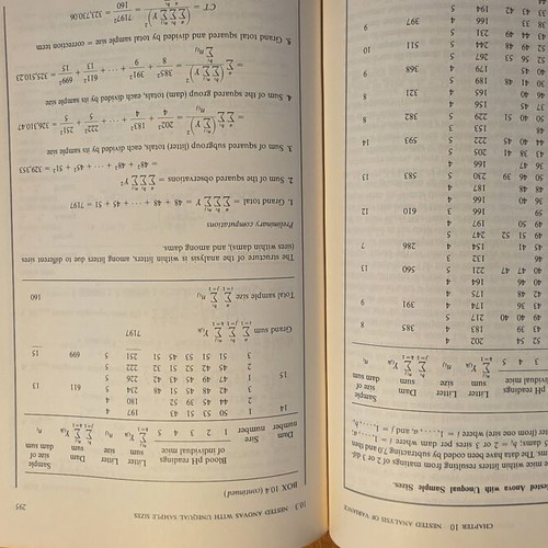 Biometry by Sokal and Rohlf used, English