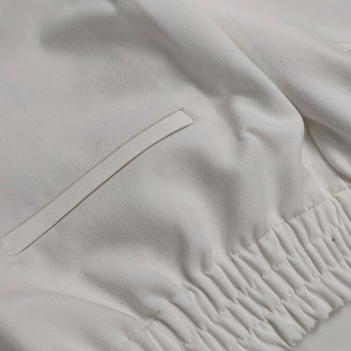 Zara pants L 40 like new, white with gold details