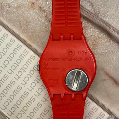 Swiss watch like new, orange