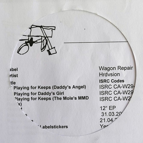 Hrdvsion Playing For Keeps 12" EP vinyl used, electronic