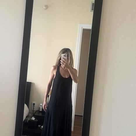 Zara High-End Lyocell Maxi Dress Black XS BNWT