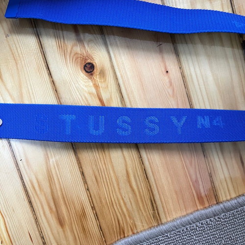 Stussy elastic belt 120cm new, blue