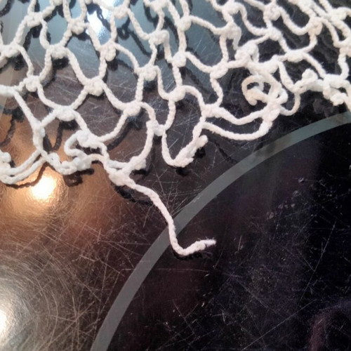 Vintage Handmade Crochet Doilies Set of 4 White like new