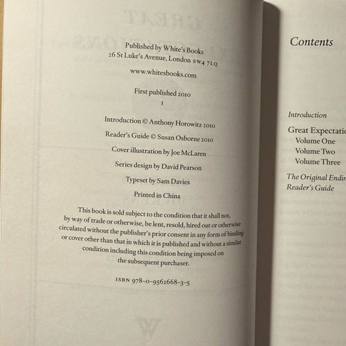 Great Expectations by Charles Dickens used, White’s Fine Pocket Classic 2010
