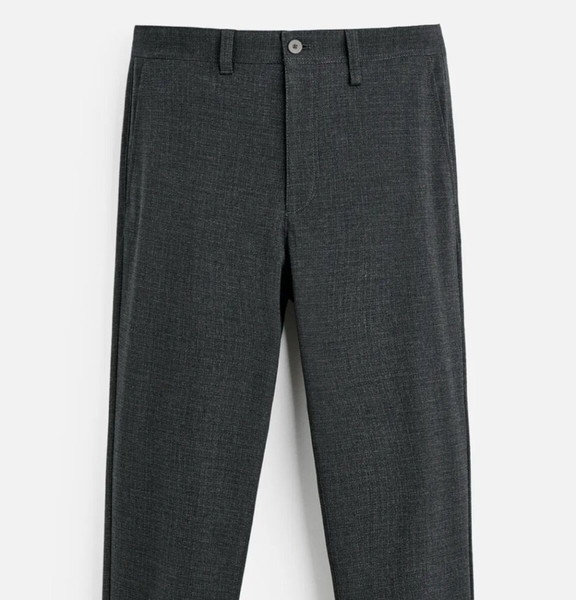 Παντελόνι γκρι ανθρακί ZARA