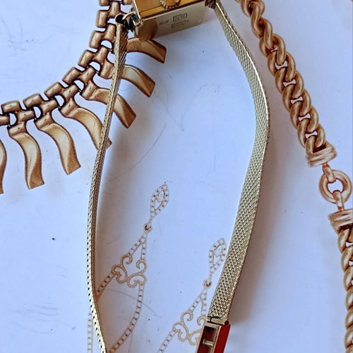 Avia Swiss Gold Watch 18k Mechanical Used Women's