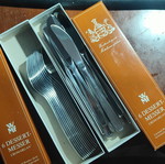 WMF luxury cutlery set with 12 knives and 12 forks, new