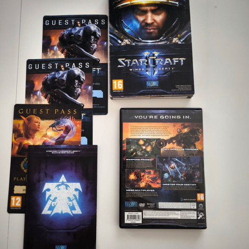 StarCraft II Wings of Liberty PC game like new