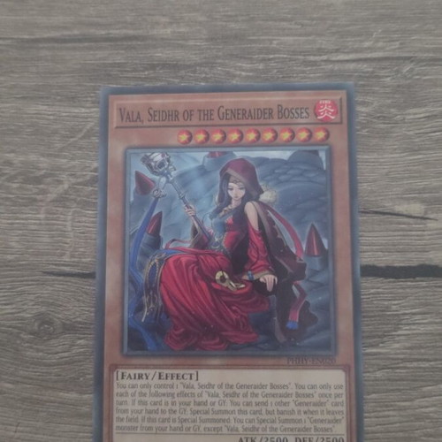 Vala, Seidhr of the Generaider Bosses Yu-Gi-Oh! card