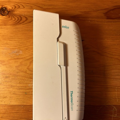 Braun electronic thermometer used