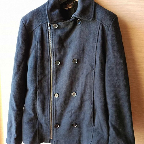 H&M Regular Fit Jacket mixed wool like new black