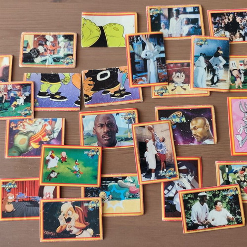 Space Jam 1997 Stickers used, Upper Deck pack of 24