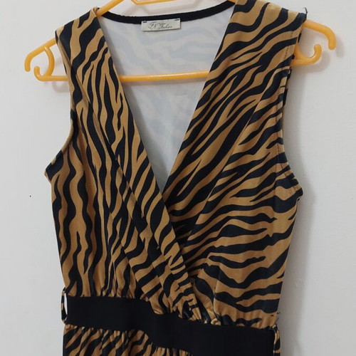 FN Fashion women's jumpsuit like new, black and brown, sizes S/M
