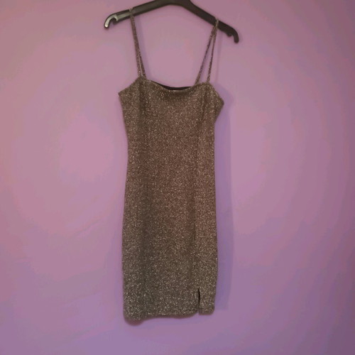 H&M dress like new with glitter and straps, size S