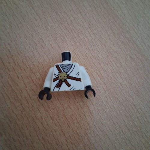 Lego Ninjago Zane pilot torso, original season