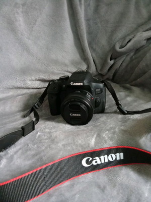 Canon camera EOS 750D with EF 50mm f/1.8TM lens lightly used