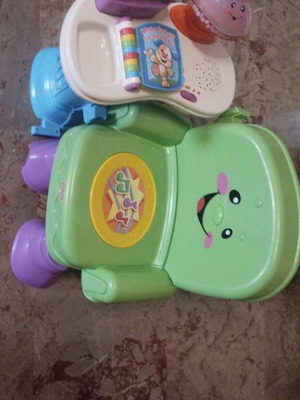 Mattel Fisher-Price Laugh N Learn electronic educational chair used